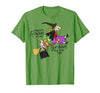 Funny Teacher Witch Tee Shirt There's Room On My Broom for You Too Teacher T-Shirt - size chart