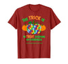 Presto Autism Awareness Halloween October Pumpkin Autism Awareness Halloween Fall October Puzzle Pumpkin T-Shirt - size chart