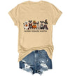 WQFQW Spooky Schnauzer Society Halloween Shirt Terrifying Halloween T-Shirt - size chart