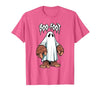 Spooky Bigfoot Sasquatch Ghost Halloween Humor Fun Boo Foot Bigfoot Ghost Sasquatch Halloween Funny Humor T-Shirt - size
