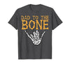 Mens Halloween Shirts For Dad Daddy Papa Men Halloween Dad to The Bone Skeleton Hand Fun Papa Costume Men T-Shirt - size