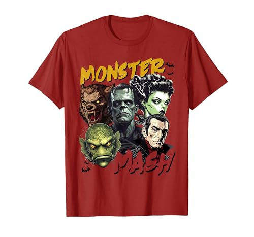 Monster Lover Halloween Season Women Men Kids Horror Scary Monster Lover Vampire Frankenstein Halloween T-Shirt - size chart