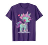 Kawaii Pastel Goth Creepy Cute Witchy Halloween Ts Kawaii Pastel Goth Creepy Cute Witchy Zombie Unicorn T-Shirt - size chart
