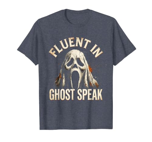 Mademark Ghost & Spirits - Ghost (99 Problems All) T-Shirt - size chart