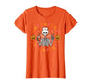 Halloween Nurse Shirts For Women Scrub Costumes Emergency Department Funny Halloween ER Nurse Women Men T-Shirt - size chart