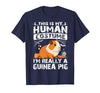 Guinea Pig Halloween Costume Matching Funny Gift This is My Human Costume I'm Really A Guinea Pig Halloween T-Shirt - size chart