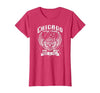 Camelot71 Chicago Classic Retro Vintage Illinois Windy Rock'n'Roll T-Shirt - size chart