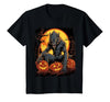 FrightNightFits Werewolf Orange Halloween T-Shirt - size chart