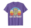Can I Bee Frank Halloween Halloween Tee Can I be Frank? Funny Horror Frankenstein Tee T-Shirt - size chart
