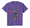 Rock N Roll Girl Halloween Costumes Halloween Rock N Roll Girl Retro Costume Graffiti T-Shirt - size chart