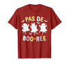 Ballet Ghost Halloween 2024 Spooky Dance Lover Pas de Boo-rée Ghost Ballet Dancer Halloween Dance Teacher T-Shirt - size