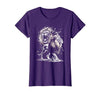 MyAnimal - Your Favourite Animal Wear Lion Majestic and Proud in Artistic Style T-Shirt - size chart