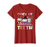 Halloween Shirts For Women Men Kids Boys Girls Halloween Dentist Trick Or Teeth Dental Costume Men Women T-Shirt - size chart