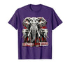 Mademark Elephant Mom Squad Cute Wildlife Design T-Shirt - Men - size chart