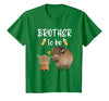 Cute Animal Buffalo Baby Shower For Brother To Be Brother to Be Buffalo Baby Shower Bison for Boy Or Girl T-Shirt - size