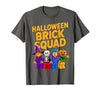 Family Master Builder Birthday Kids Toddler Gifts Halloween Brick Squad Costume Master Builder Blocks Building T-Shirt -