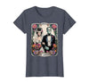 The Lovers Tarot Card Spooky Halloween Women Men The Monster Frankenstein and Bride The Lovers Tarot Card T-Shirt - size