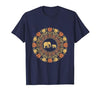 Mademark Mother Elephant and Baby Walking Through Tall Grass T-Shirt - Men - size chart