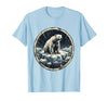 Mademark Polar Bear Drifting on Ice Floe Illustration T-Shirt - size chart