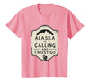 Alaska is Calling and I Must Go Mountains Bear T-Shirt - size chart