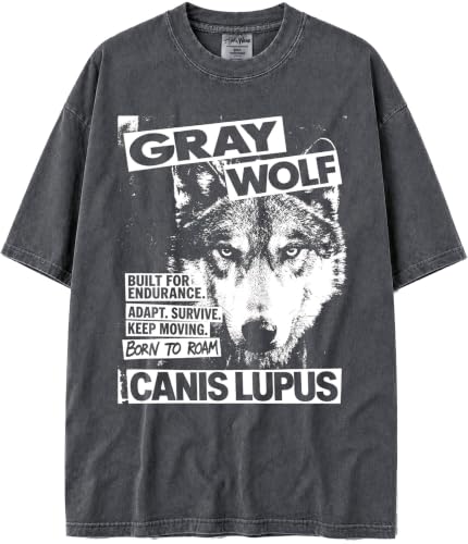 BABATEES U.S.A. MAX-Heavyweight Punk Rock Animals Shaka Wear Oversized 7.5oz Cotton Tshirt - size chart