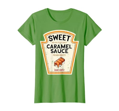 Halloween Shirts For Women Men Kids Boys Girls Halloween Caramel Sauce Funny Food Costume Women Men Kids T-Shirt - size chart