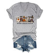 WQFQW Spooky Schnauzer Society Halloween Shirt Terrifying Halloween T-Shirt - size chart