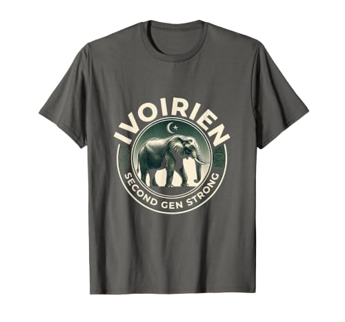 Mademark Ivoirien, Second Gen Strong Elephant Heritage Design T-Shirt - Men - size chart