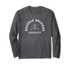 Gene Brown Designs Buffalo Soldiers Collegiate White Combo Long Sleeve T-Shirt - size chart