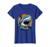 Mademark 3rd Grade Shark Lunging Jaws Graphic Tee T-Shirt - size chart