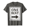 Funny Street Signs Matching Halloween Costumes Road Signs Funny Traffic Signs Shirt Halloween Costume Party T-Shirt - size