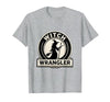 Mademark Witch Wrangler Funny Family Halloween Party Costume T-Shirt - size chart