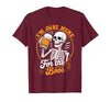 Boos Halloween Costume Cute skeleton I'm Just Here for The Boos Halloween Costume Skeleton Cute T-Shirt - size chart