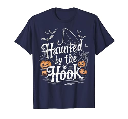 Fishing Halloween Trick Or Treat SteMi Apparel Fishing Halloween Spooky Fisherman Fish Trick Or Treat T-Shirt - size chart