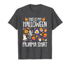 Halloween Shirts Costume Women Men Kids Pajama This is My Halloween Pajama Shirt Pumpkin Witch Skeleton T-Shirt - size chart