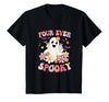 4th Birthday Party Halloween Costume Four Ever Spooky Halloween 4Th Birthday Party Decorations T-Shirt - size chart