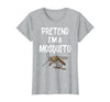 Pretend I'm A Mosquito Funny Halloween Costume Pretend I'm A Mosquito Funny Lazy Halloween Costume Party T-Shirt - size chart