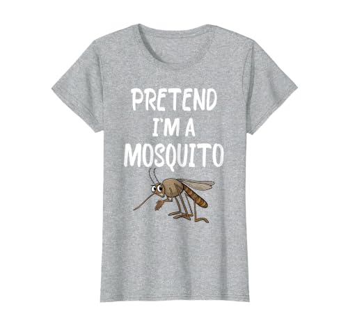 Pretend I'm A Mosquito Funny Halloween Costume Pretend I'm A Mosquito Funny Lazy Halloween Costume Party T-Shirt - size chart