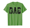 Fishing Gifts for Dad Father's Day Fisherman Fishing Dad Birthday Classic Bold Font Fish Daddy T-Shirt - size chart