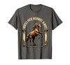 Mademark Horses Over Highways Always Equestrian Design T-Shirt - Men - size chart