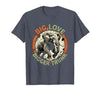 Mademark Big Love Bigger Trunk Elephant Comic Design T-Shirt - Men - size chart