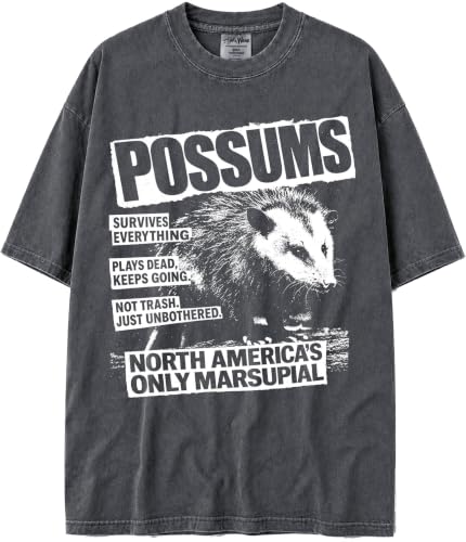 BABATEES U.S.A. MAX-Heavyweight Punk Rock Animals Shaka Wear Oversized 7.5oz Cotton Tshirt - size chart