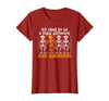 Orange Ribbon ADHD Awareness clothing Halloween Skeleton ADHD Awareness T-Shirt - size chart