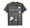 Spooky One Birthday Blue Boy 1st First Halloween Grandpa of the Spooky One First Birthday Boy 1st Halloween T-Shirt - size