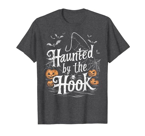 Fishing Halloween Trick Or Treat SteMi Apparel Fishing Halloween Spooky Fisherman Fish Trick Or Treat T-Shirt - size chart