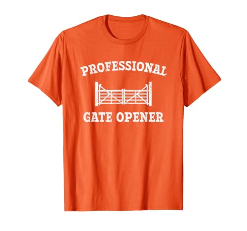 cow apparel Professional gate Opener, Cow Gate Opener T-Shirt - size chart