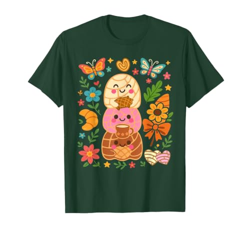 Mexican Spanish Latina Halloween Season Mexican Boo Pan Dulce Spooky Season Halloween Pantasmas T-Shirt - size chart