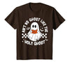 Funny Ain't No Ghost Like The Holy Ghost Christian Halloween T-Shirt - size chart