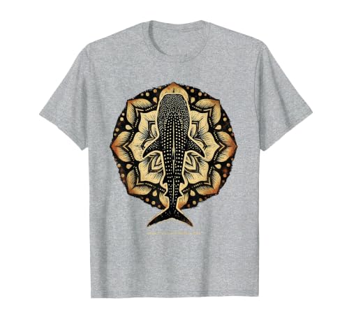 Mademark Whale Shark Energy Only Ocean Lover Design T-Shirt - size chart