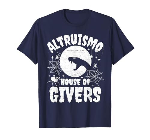 House of Givers Halloween Party Halloween Costume Altruismo House of Givers T-Shirt - size chart